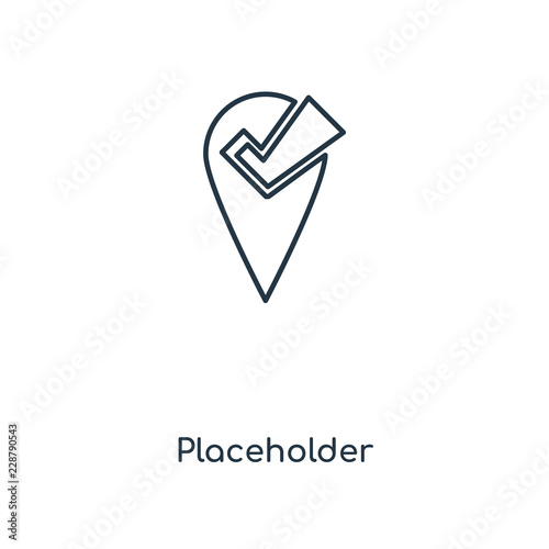 placeholder icon vector
