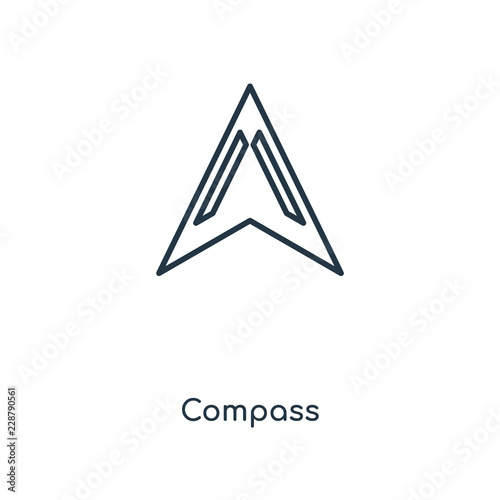 compass icon vector