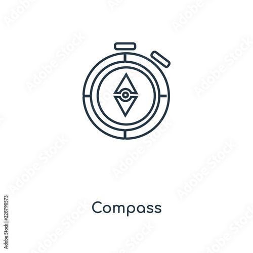 compass icon vector
