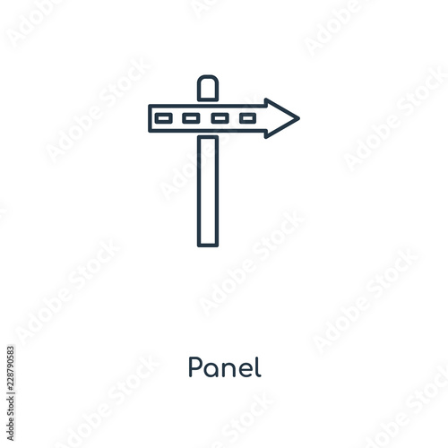 panel icon vector