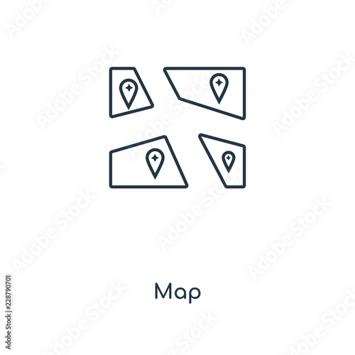 map icon vector