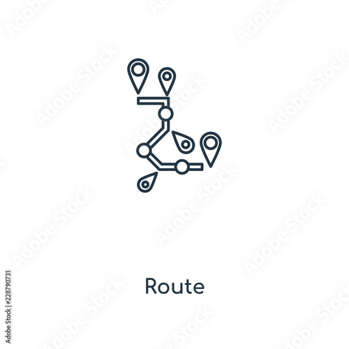 route icon vector