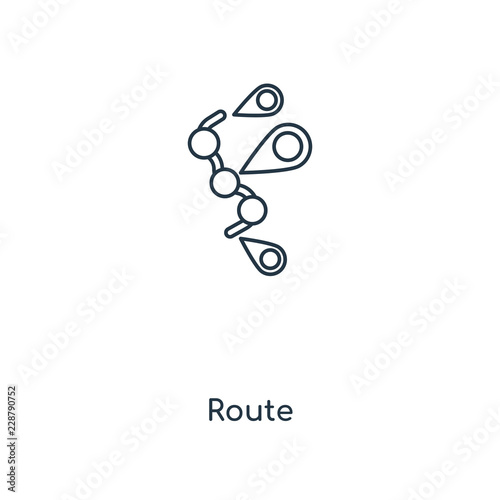 route icon vector