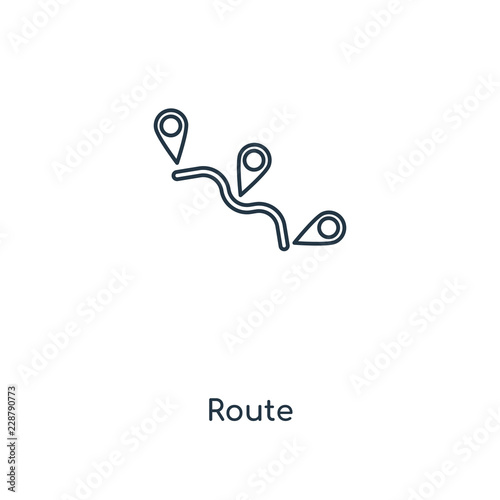 route icon vector