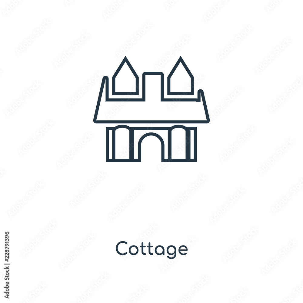 cottage icon vector