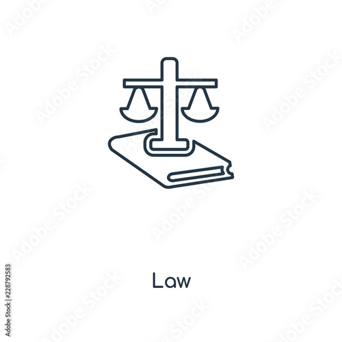 law icon vector