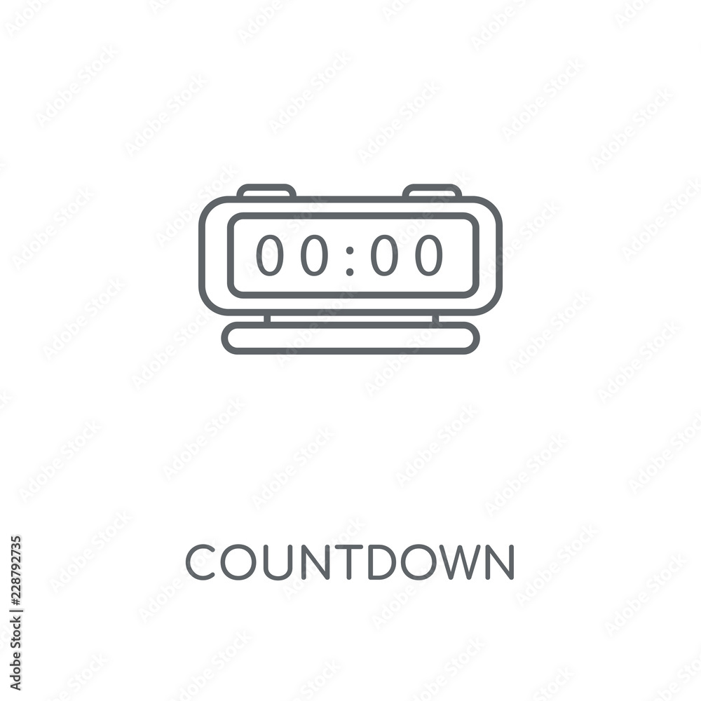 Obraz premium countdown icon
