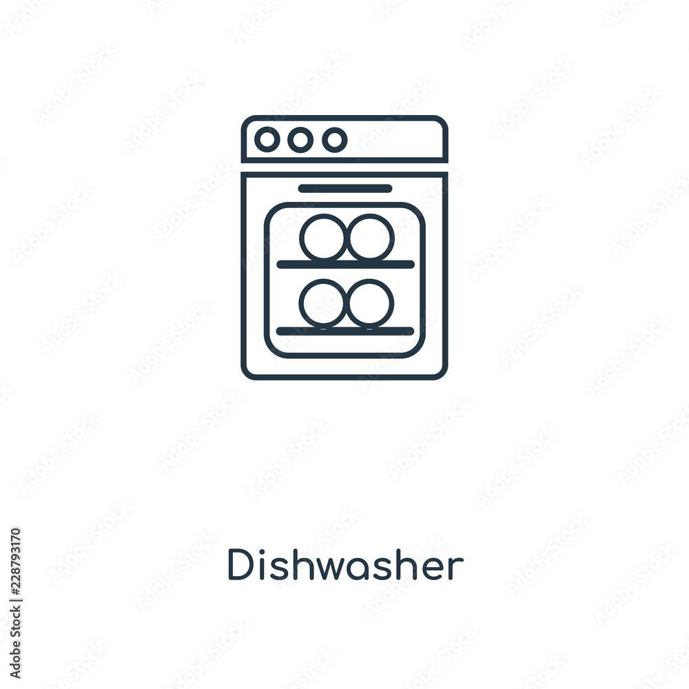 dishwasher icon vector