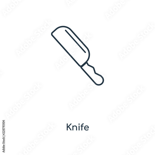 knife icon vector