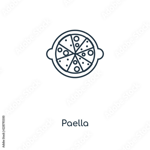 paella icon vector