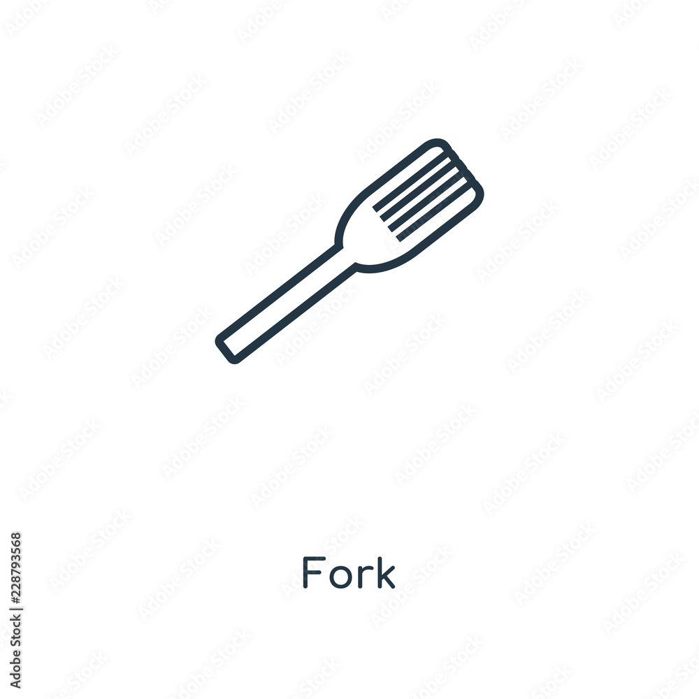 fork icon vector fork icon vector