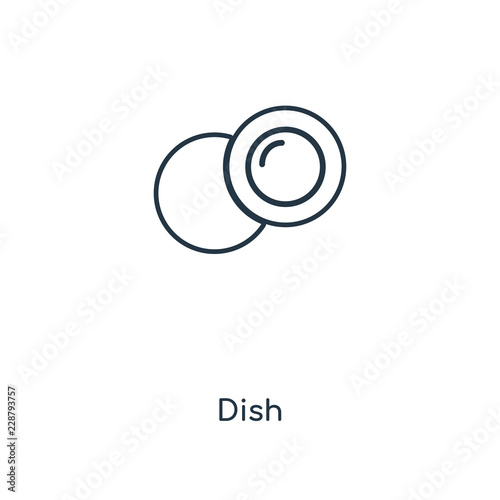 dish icon vector