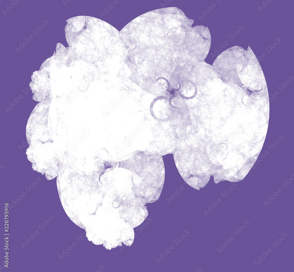 White abstract fractal on ultraviolet background. Fantasy fractal texture. Digital art. 3D rendering. Computer generated image. White abstract fractal on ultraviolet background. Fantasy fractal texture. Digital art. 3D rendering. Computer generated image.