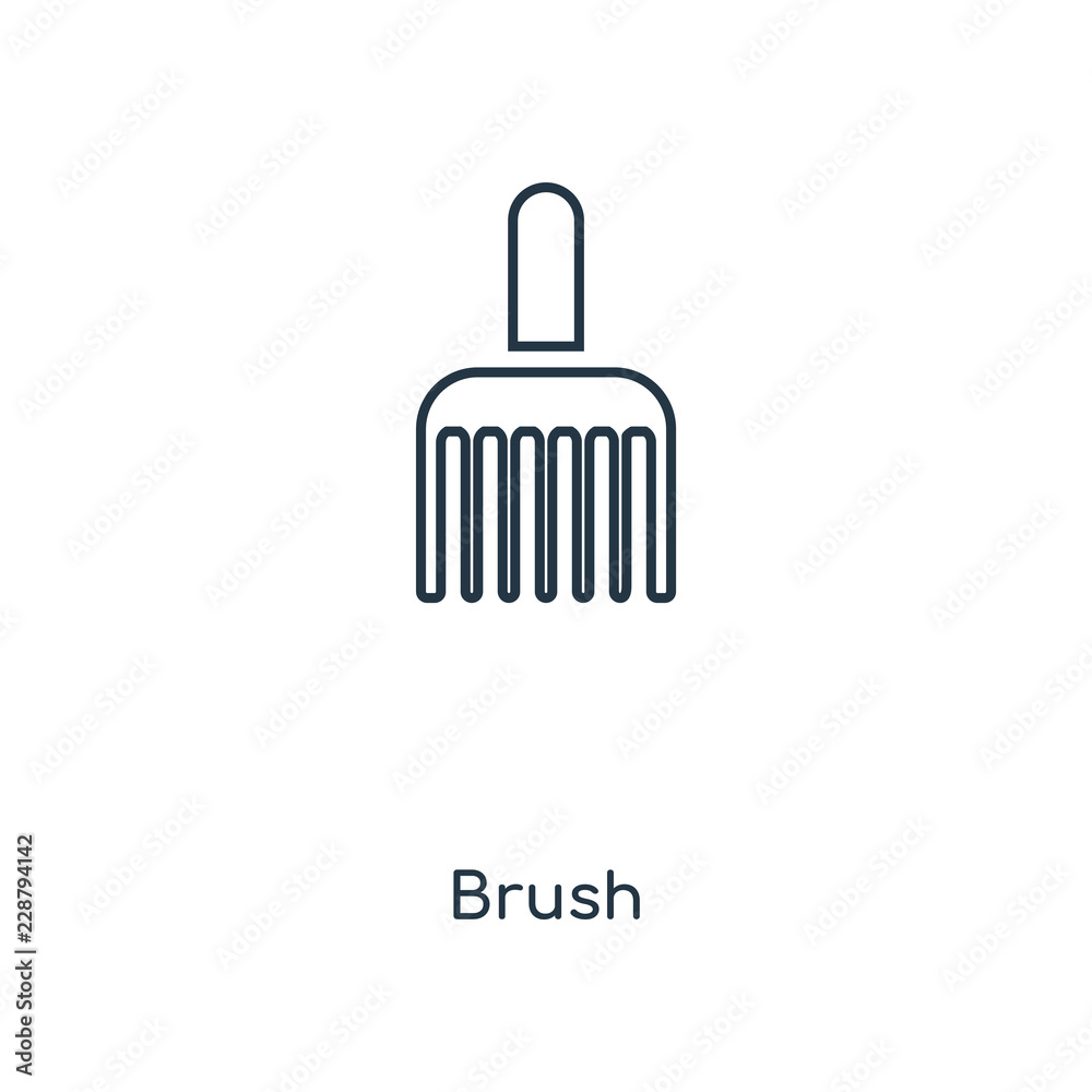 brush icon vector brush icon vector