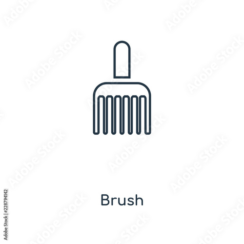 brush icon vector