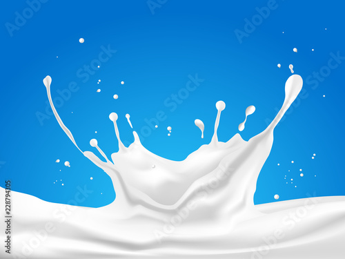Abstract background ripple milk. © iaodesign