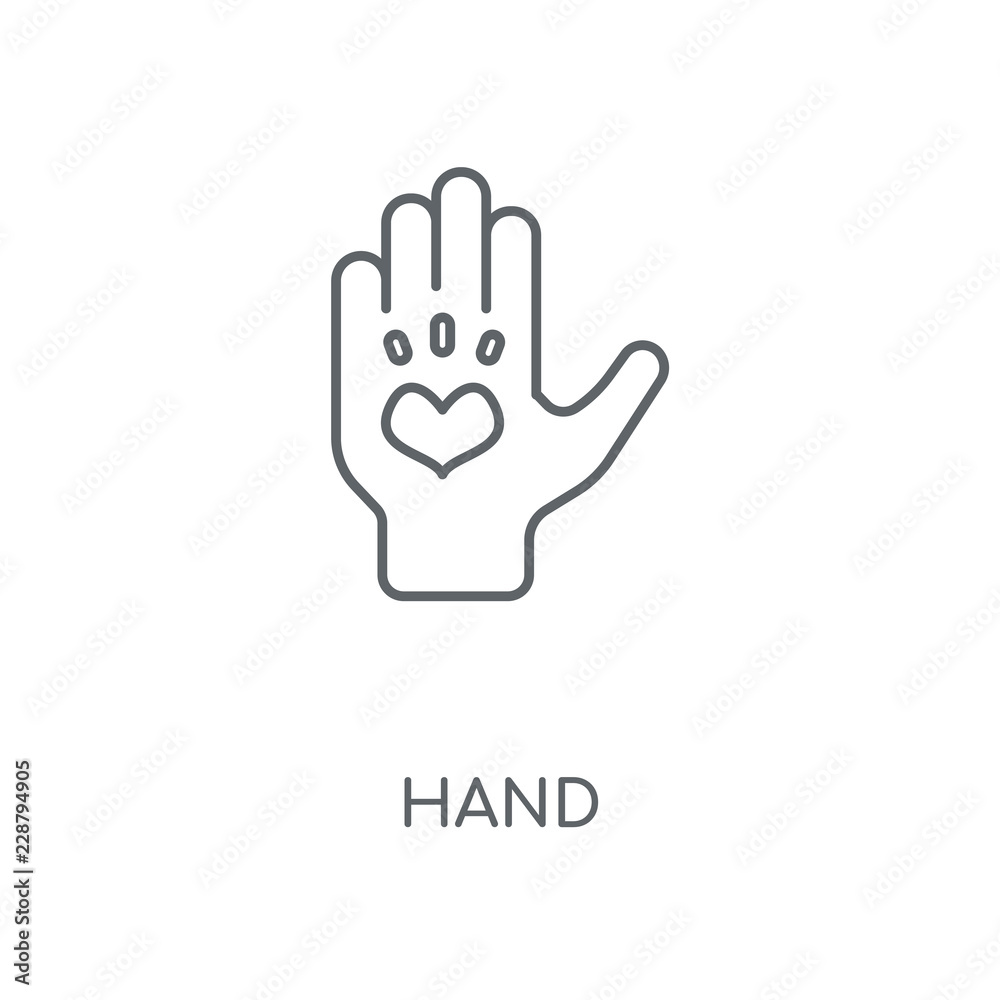 Obraz premium hand icon