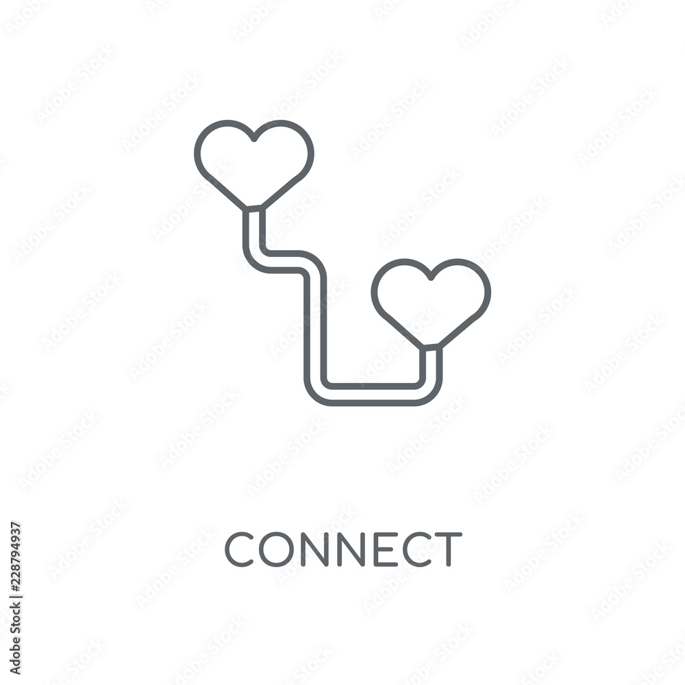 Obraz premium connect icon