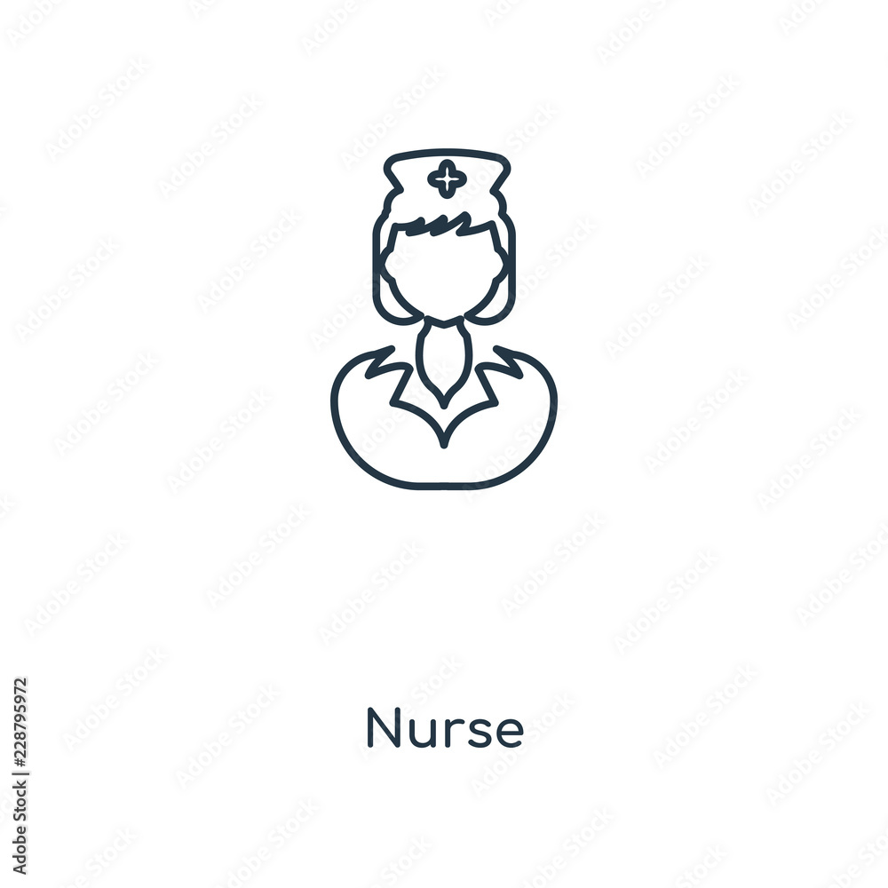 nurse icon vector