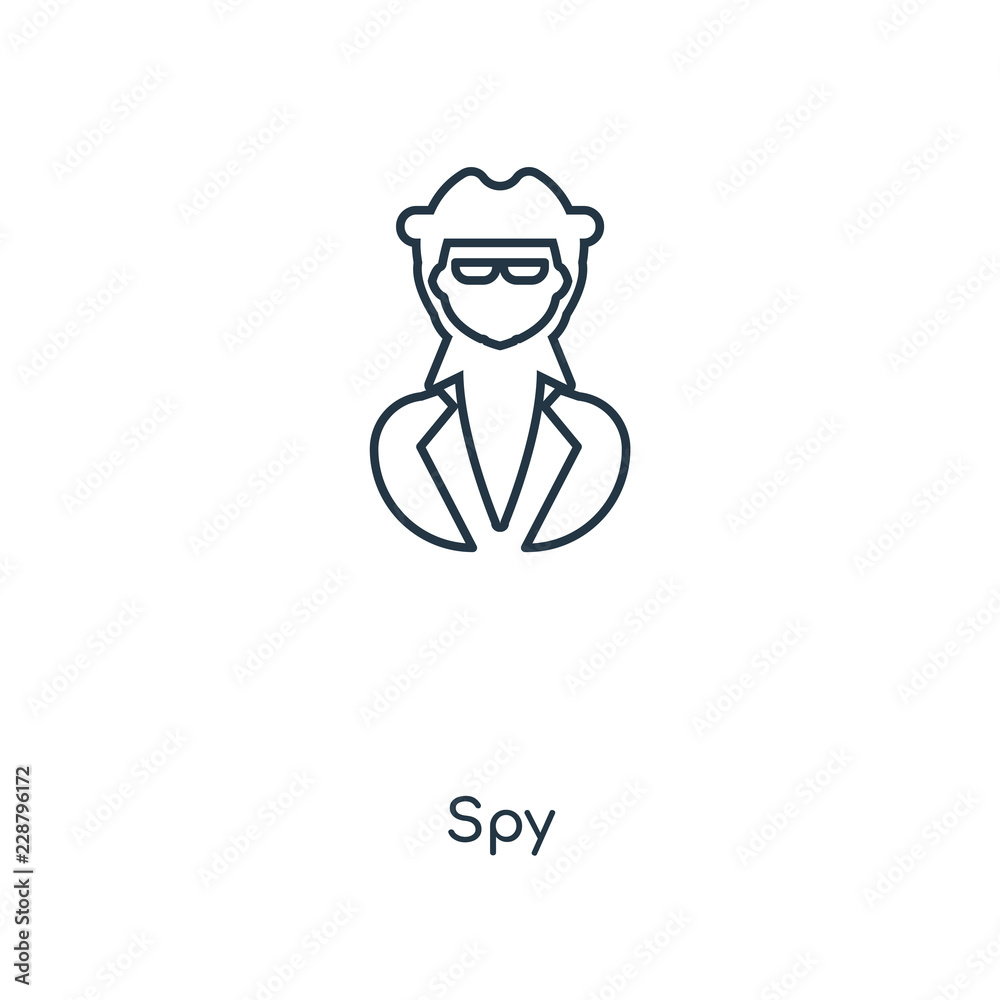 spy icon vector