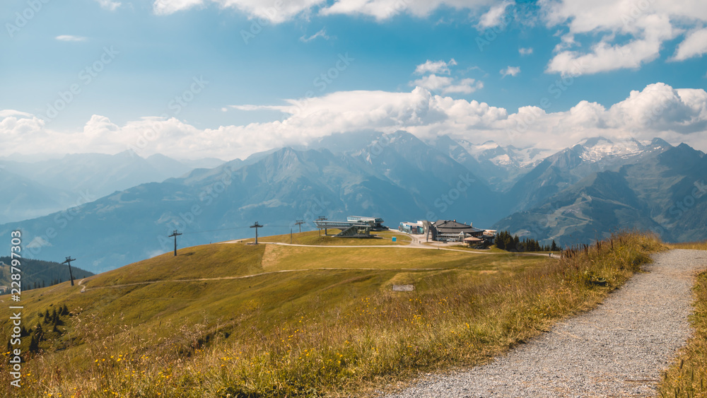 Beautiful alpine view at Zell am See - Zeller See - Salzburg - Austria Beautiful alpine view at Zell am See - Zeller See - Salzburg - Austria