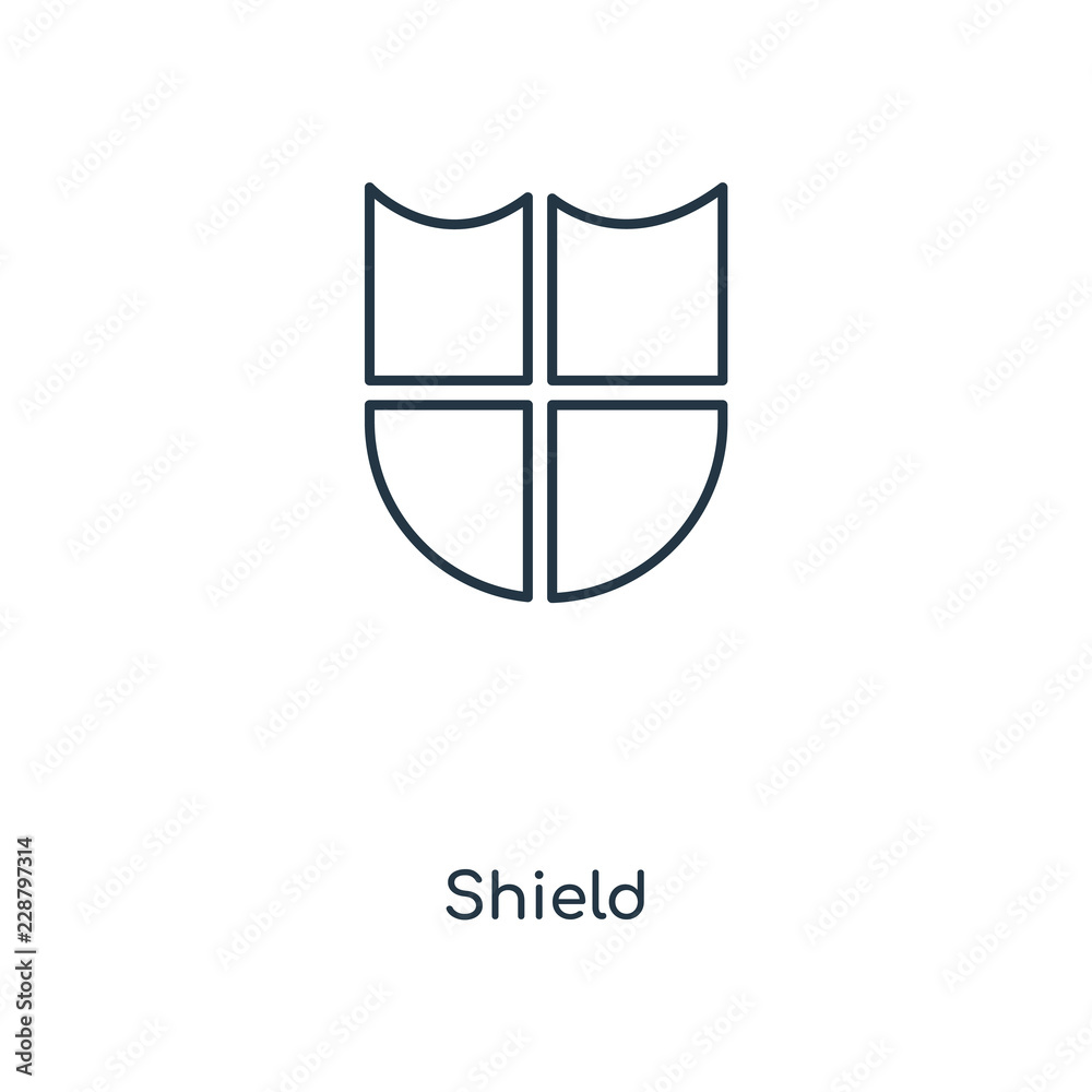 shield icon vector shield icon vector