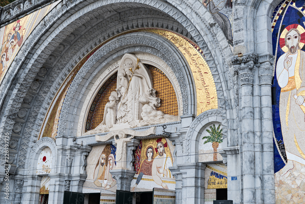 Sanctuary of Lourdes in France