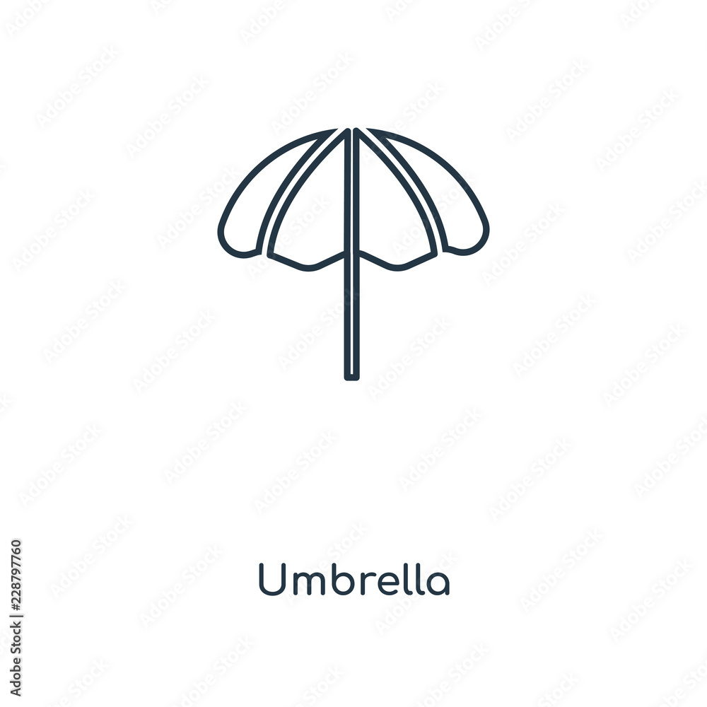 umbrella icon vector