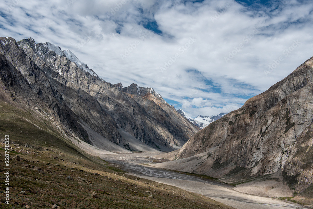 Beautiful landsacpe on the way to Zanskar road at Himalaya Range, Zanskar Range, Pensi La, Jammu and Kashmir. Beautiful landsacpe on the way to Zanskar road at Himalaya Range, Zanskar Range, Pensi La, Jammu and Kashmir.