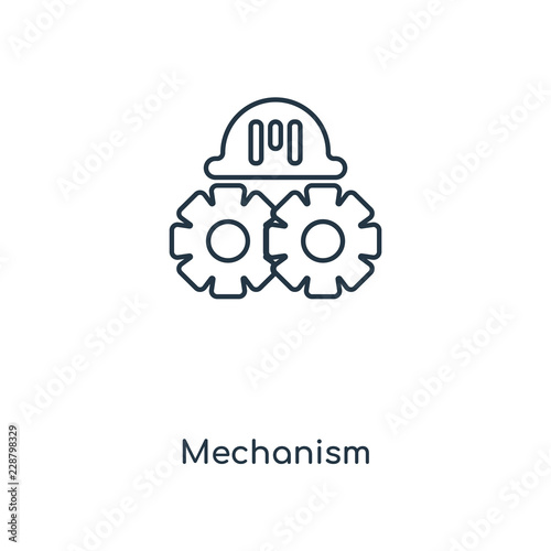 mechanism icon vector
