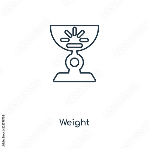 weight icon vector