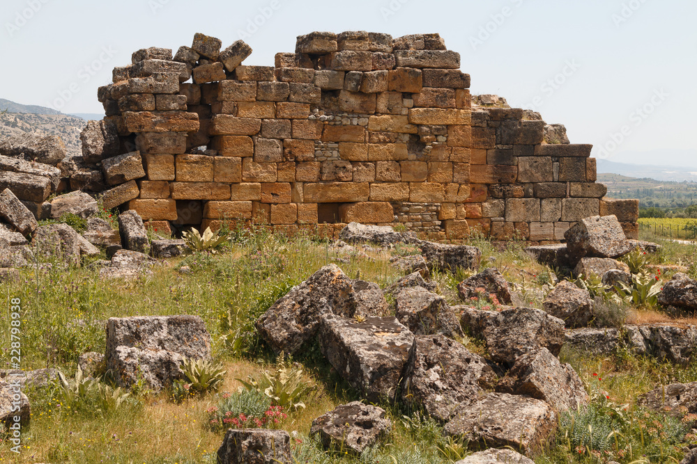 Ruins of the ancient town Tripolis on the Meander, Turkey