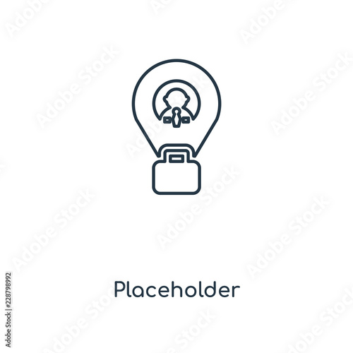placeholder icon vector