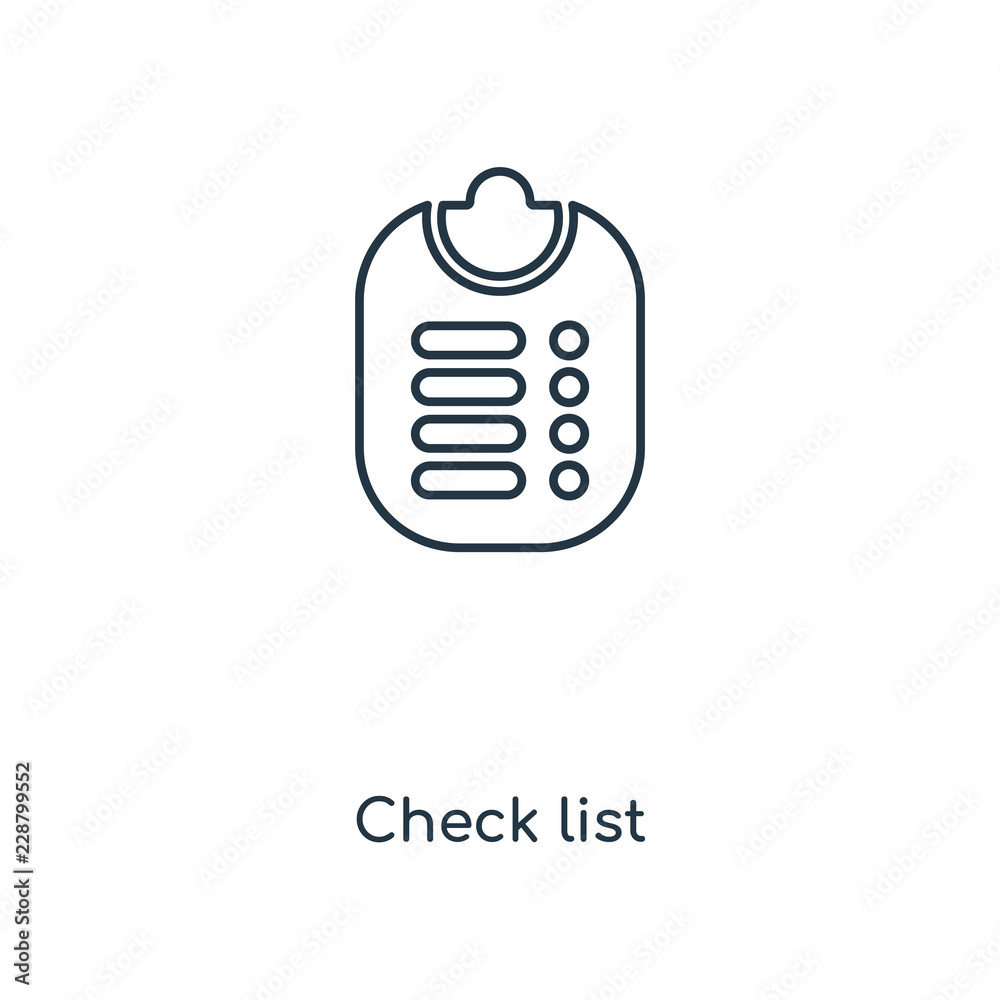check list icon vector