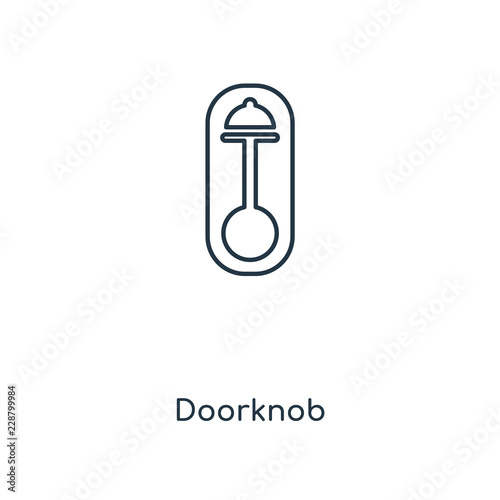 doorknob icon vector
