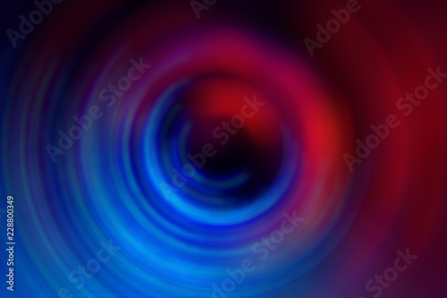 Radial blurred of background and pattern decorations