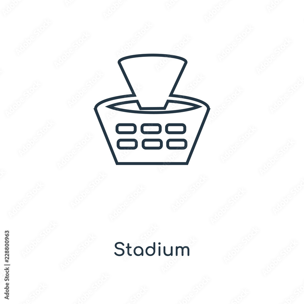 stadium icon vector stadium icon vector