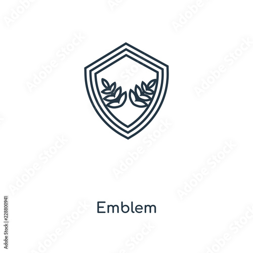 emblem icon vector