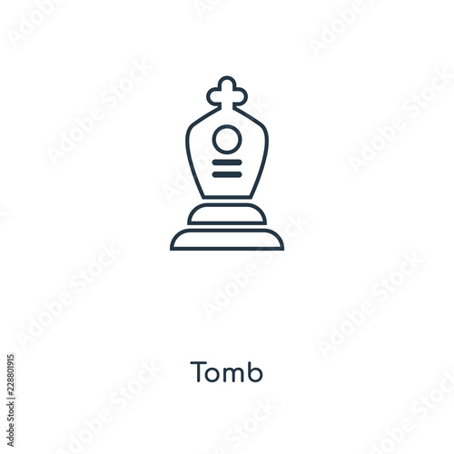 tomb icon vector
