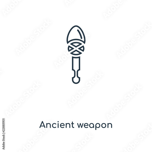 ancient weapon icon vector
