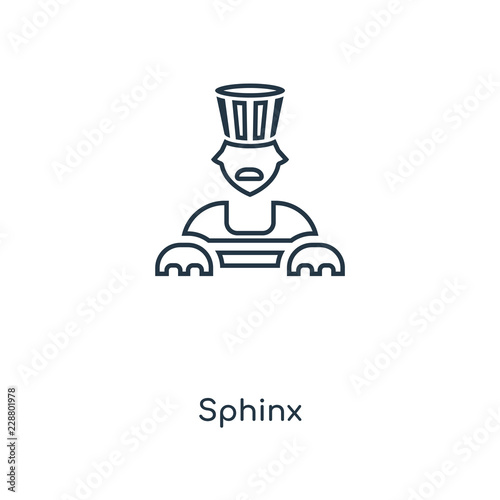 sphinx icon vector