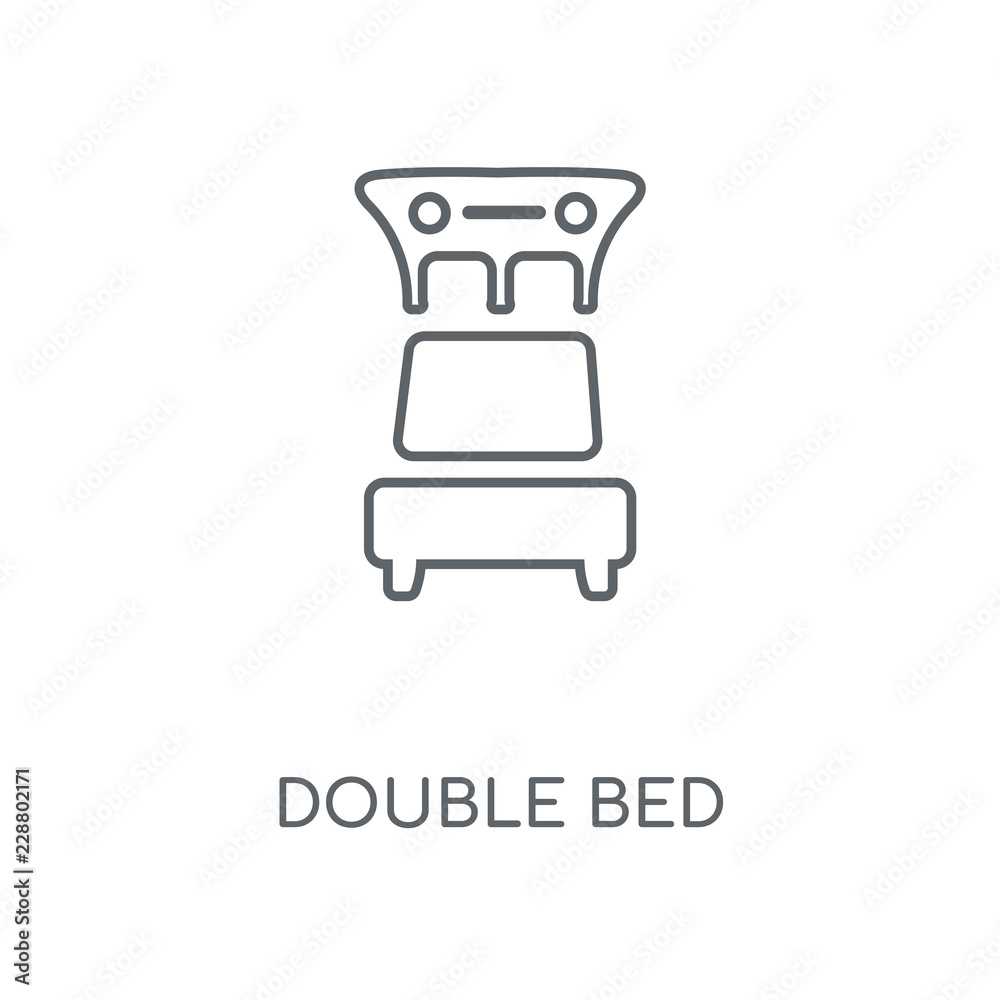 double bed icon double bed icon