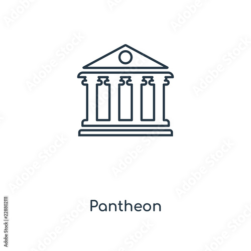 pantheon icon vector