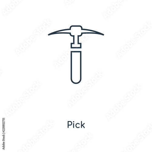 pick icon vector