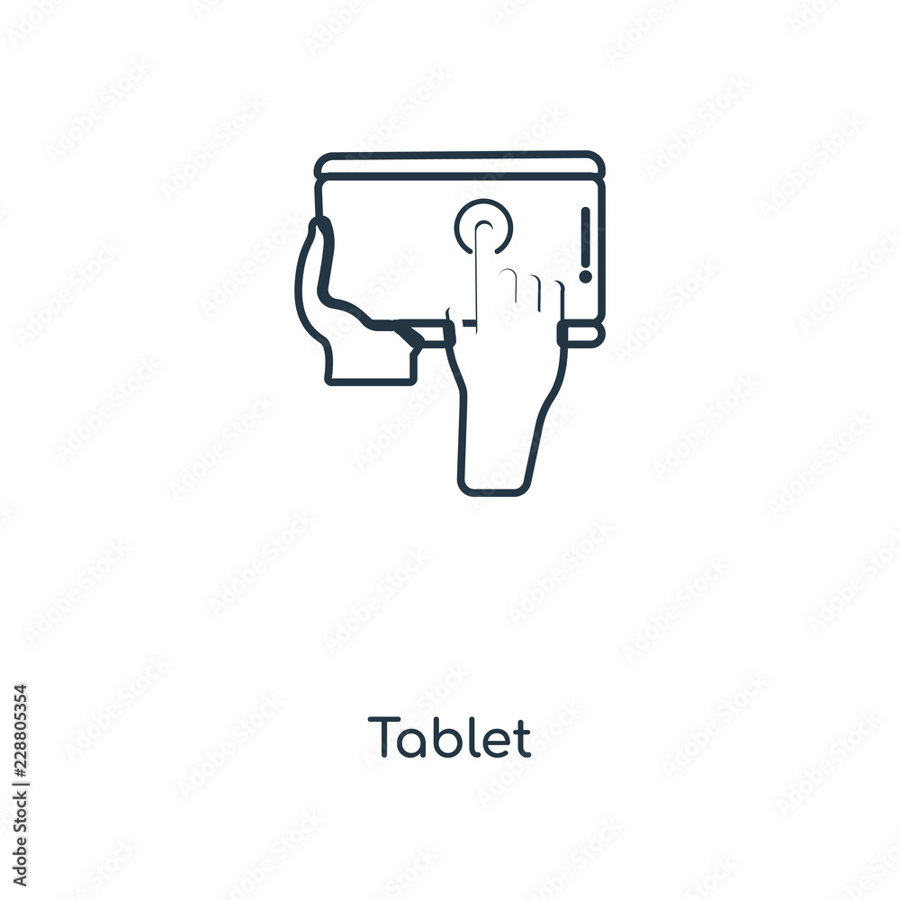 tablet icon vector