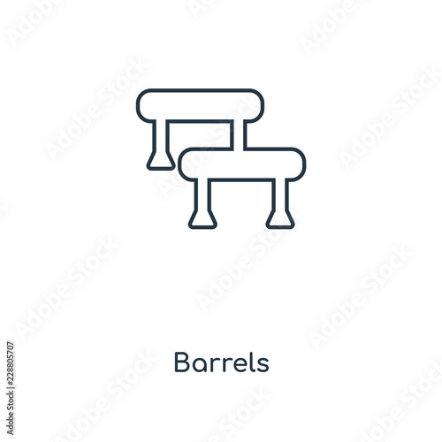 barrels icon vector