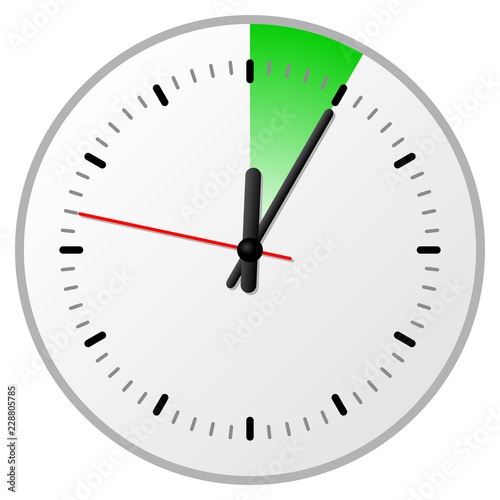 Timer / Uhr mit 5 (fünf) Minuten 
