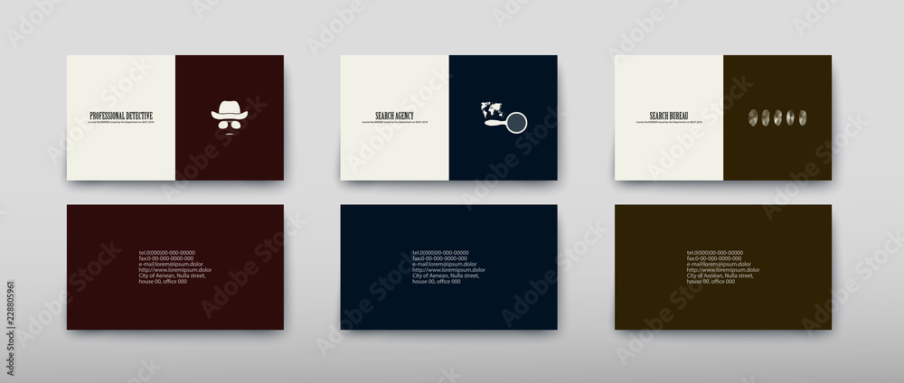 Business card containing contact information making it easier to find clients for promoting goods and services in the financial market Business card containing contact information making it easier to find clients for promoting goods and services in the financial market