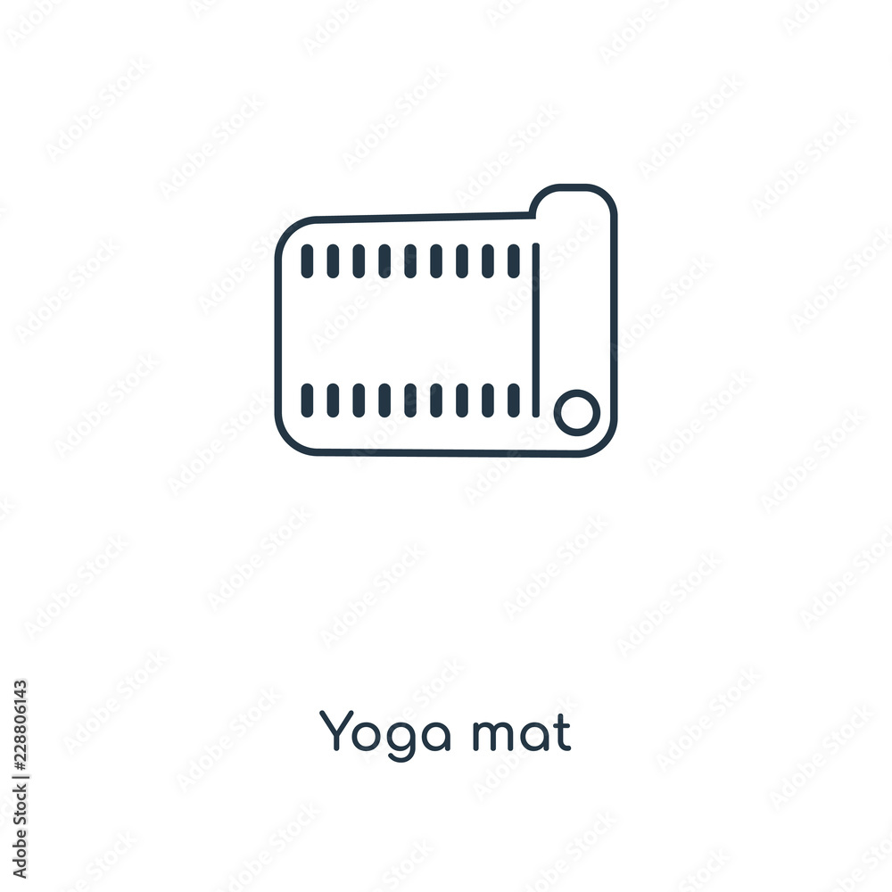 yoga mat icon vector yoga mat icon vector