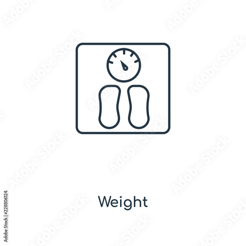 weight icon vector